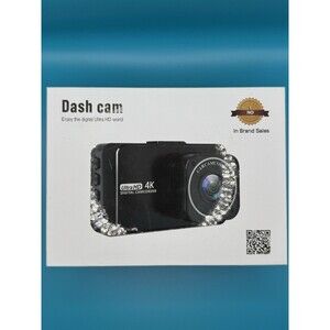 Dash Cam Front and Rear, 4K UHD Front Camera+2K, 170°+Rear 160°, Night Vision